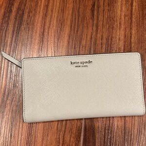 Kate Spade Light Gray Wallet